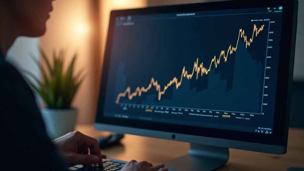 Grafik oder Diagramm zeigt Energiepreisanstieg mit steigenden Balken und Trendlinien, Finanzanalyse-Visualisierung